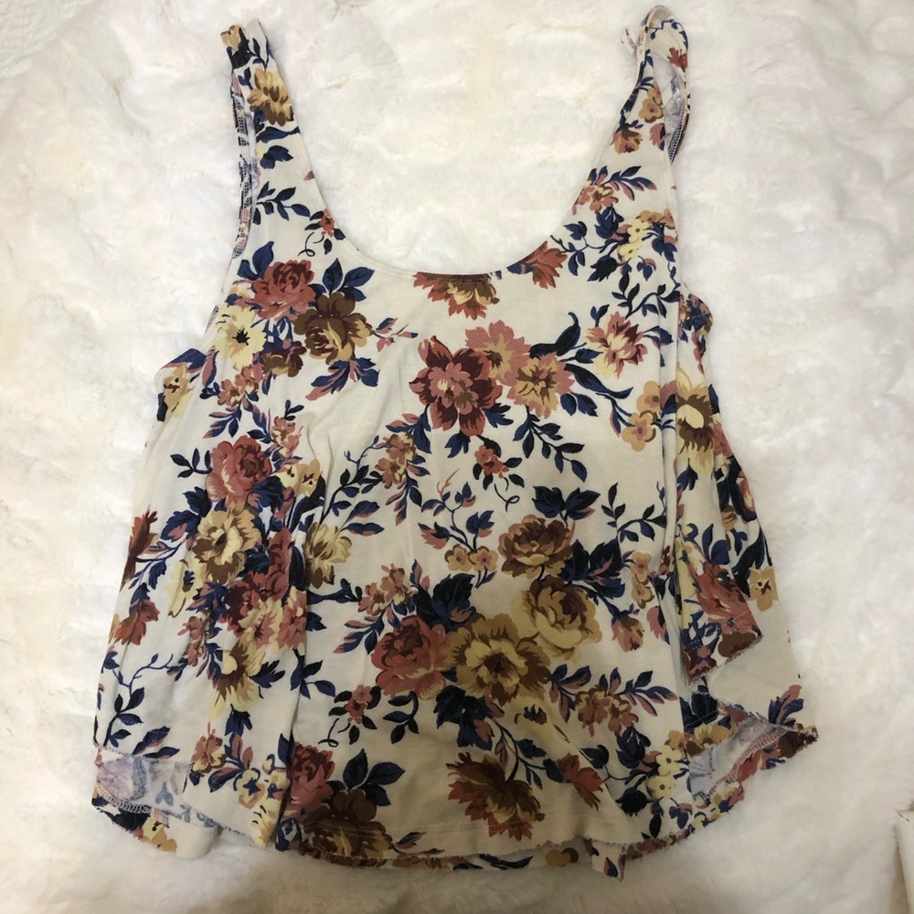 Floral American Eagle tank top